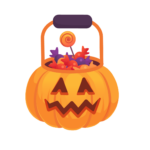 trick or treat Halloween branding image