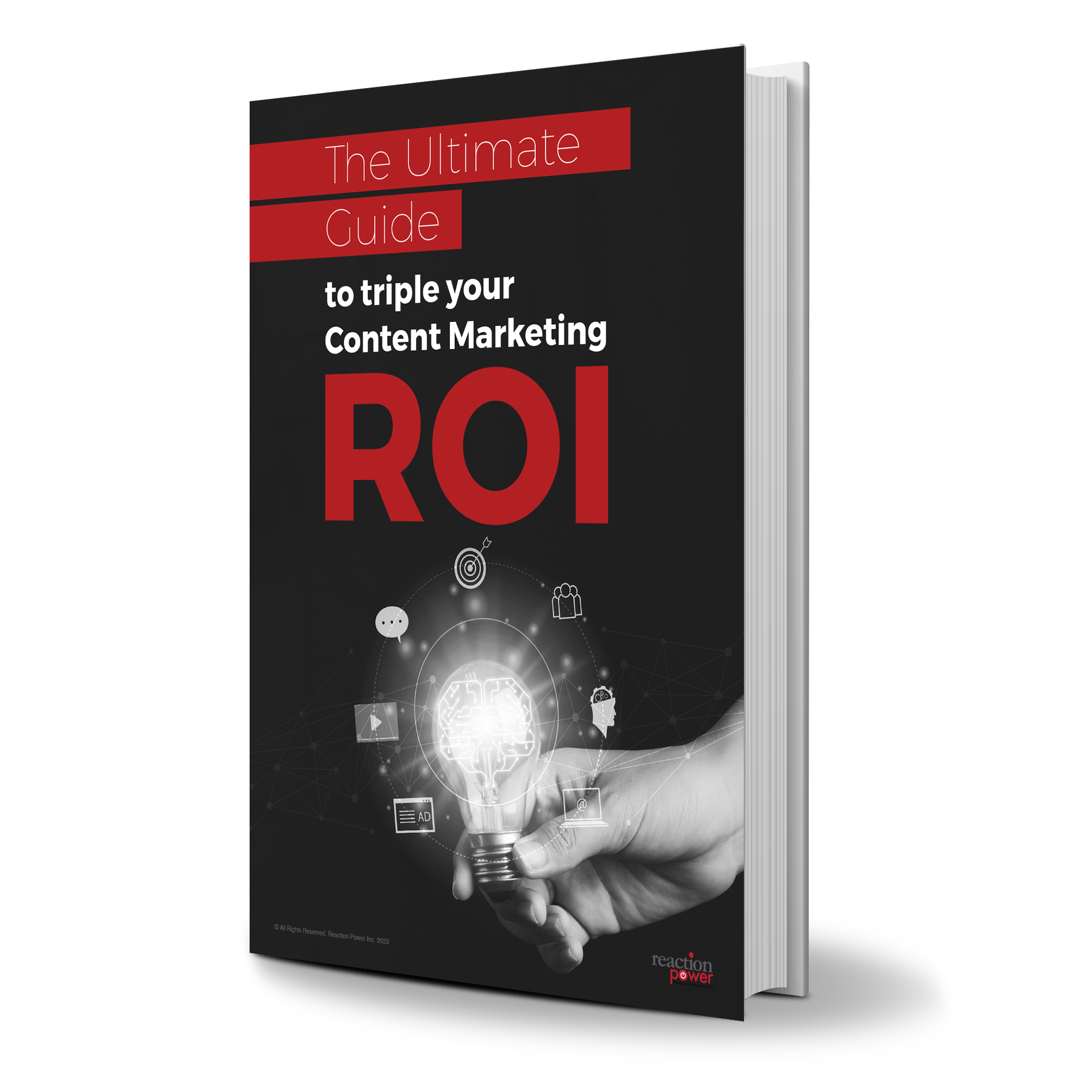 Content marketing ROI eBook cover image